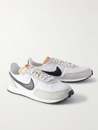 Nike - Waffle 2 SP Leather and Suede-Trimmed Nylon Sneakers - White