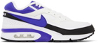 Nike White & Blue Air Max BW Sneakers