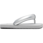 YUME YUME SSENSE Exclusive Silver Suki Flip-Flops