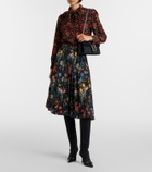 Gucci Savoy Horsebit GG canvas knee-high boots