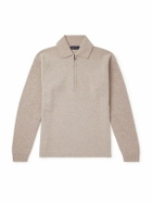 SEASE - Virgin Wool and Cashmere-Blend Half-Zip Sweater - Neutrals