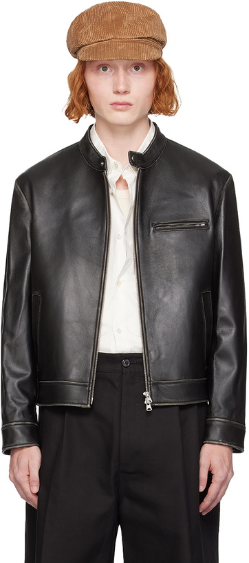 Photo: Dunst Brown Racing Leather Jacket