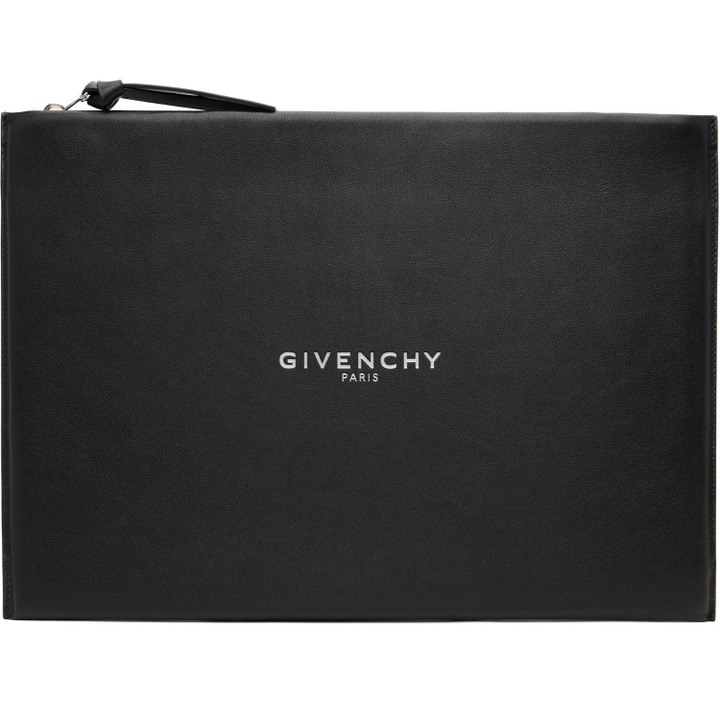 Photo: Givenchy Black Antigona Stamped Large Pouch