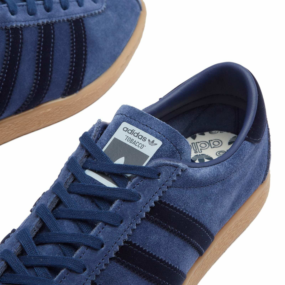 Adidas Tobacco Sneaker in Dark Blue/Night Indigo adidas