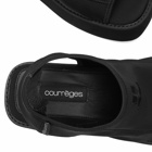 Courrèges Women's Scuba Wave Sandals in Black