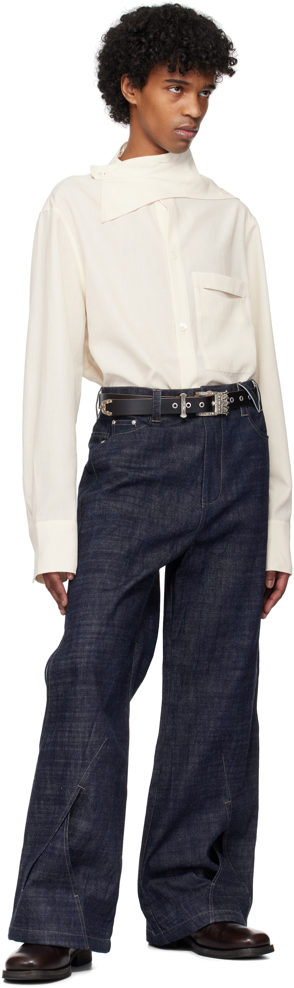 パンツ NULLUS INTERTWINED STRUCTURE TROUSERS 3 NULLUS Bottoms | CLOTHBASE