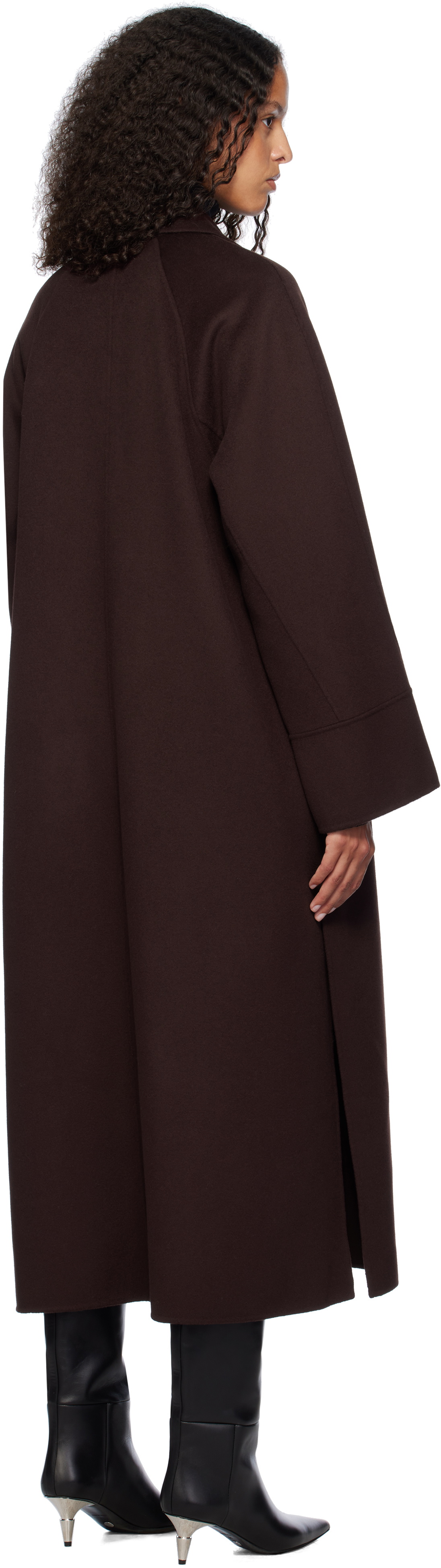 【Max Mara 】バーガンディ Agata コート Max Mara Burgundy Agata Coat Max Mara