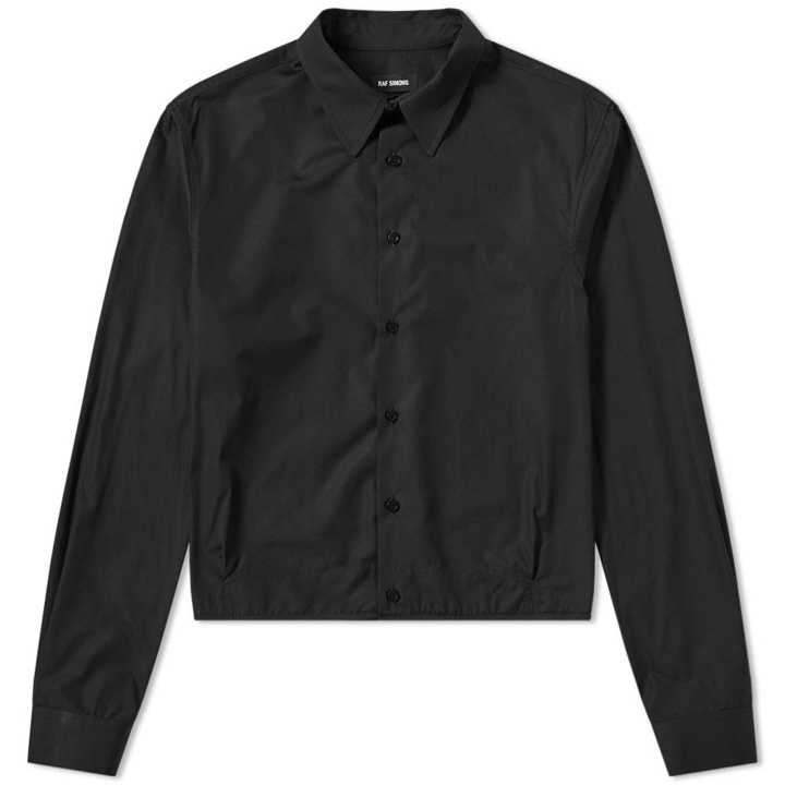 Photo: Raf Simons Two Pleat Shirt Black