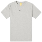 Nike x NOCTA Cardinal Stock T-shirt in Dark Grey Heather/Matte Silver/Black