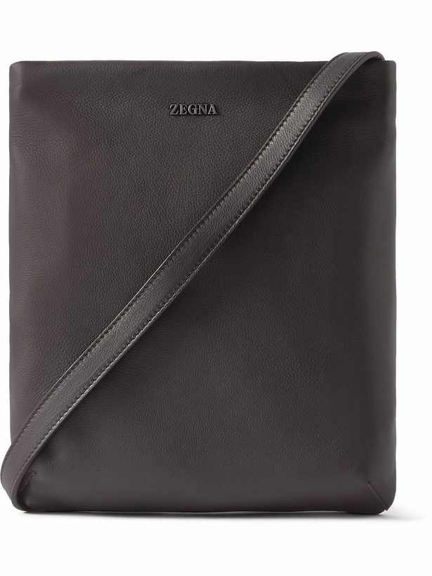 Photo: Zegna - SECONDSKIN Leather Messenger Bag