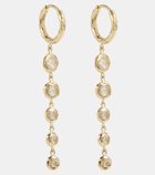Octavia Elizabeth Charmed Micro Gabby 18kt gold earrings with diamonds