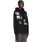 Raf Simons Black Patch Picture Hoodie