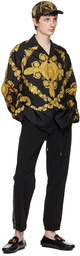 Versace Black & Gold Maschera Baroque Shirt