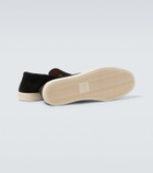 Giorgio Armani Galleria 3 suede slip-on shoes