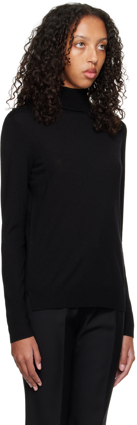 Hugo Boss White Cotton Turtleneck main image 1