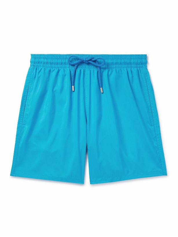 Photo: Vilebrequin - Mahina Straight-Leg Mid-Length Recycled Swim Shorts - Blue