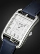 Hermès Timepieces - Cape Cod Automatic 37mm Large Stainless Steel and Leather Watch, Ref. No. W055756WW00