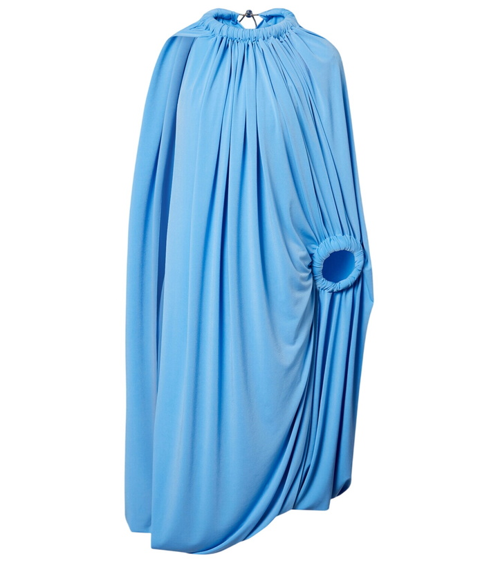 Photo: Coperni Caped draped smocked midi dress
