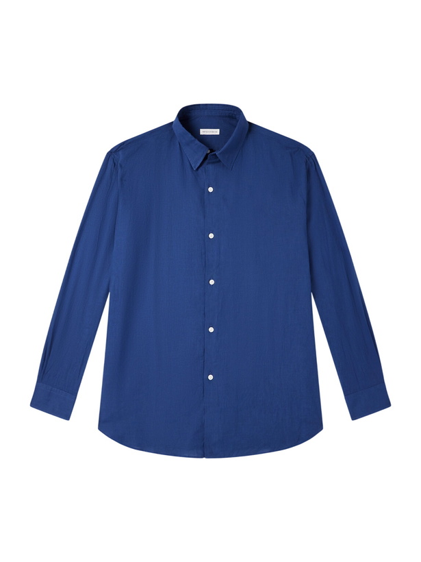 Photo: Kaptain Sunshine - Cotton Shirt - Blue