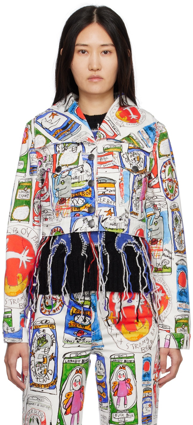 Photo: Charles Jeffrey Loverboy Multicolor Art Denim Jacket