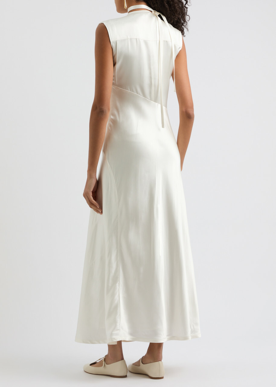 【送料&関税込】Jil Sander Ivory Viscose Blend Dress Jil Sander Ivory Viscose Blend Dress () IFCHIC.COM