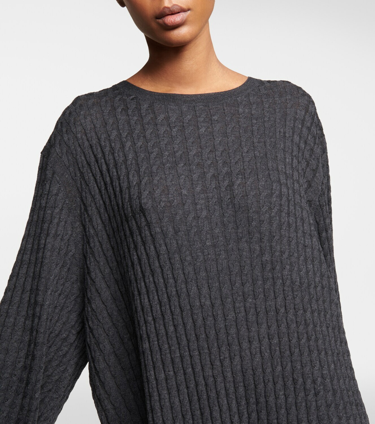 Toteme - Cable-knit wool sweater dress Toteme