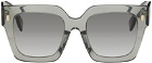 Fendi Gray Roma Sunglasses