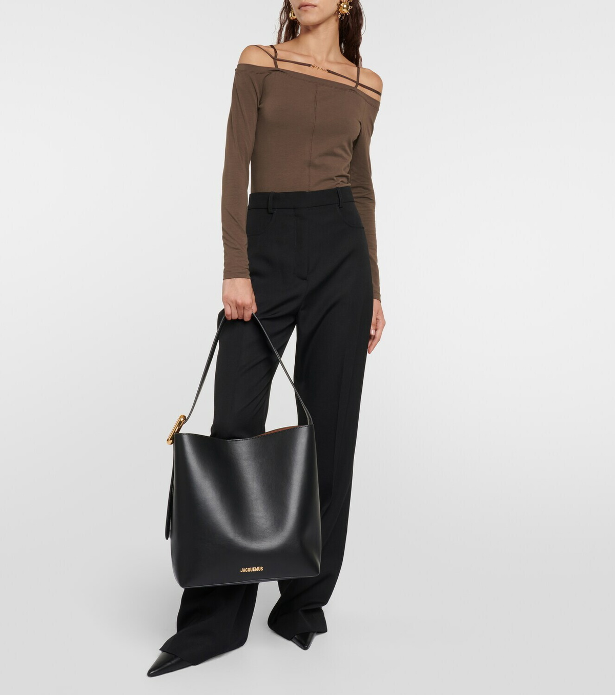 【JACQUEMUS】トートバッグ ブラック Jacquemus Bag Le Cabs Marino in shopper style | Women's Bags