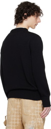 AMIRI Black 'Amiri Hollywood' Crew Sweater