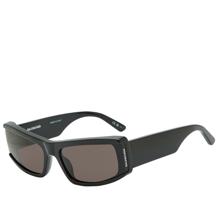 Photo: Balenciaga Men's Eyewear BB0305S Sunglasses in Black/Grey