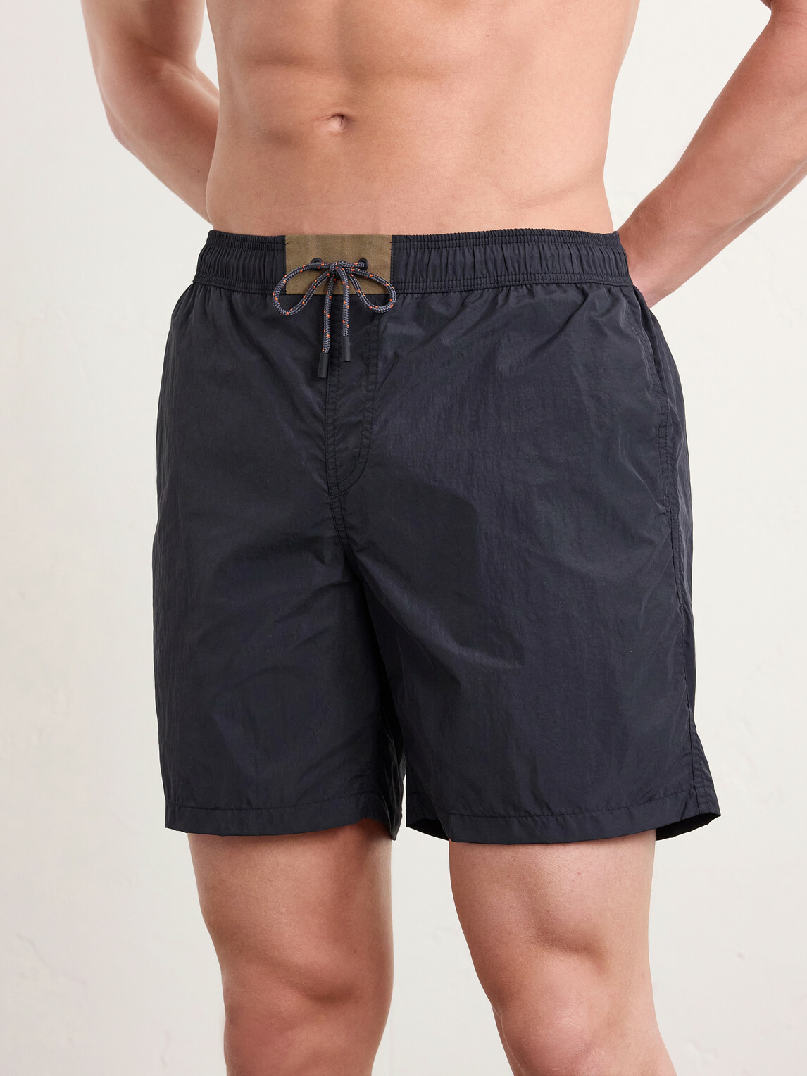 SEASE - Straight-Leg Swim Shorts - Black