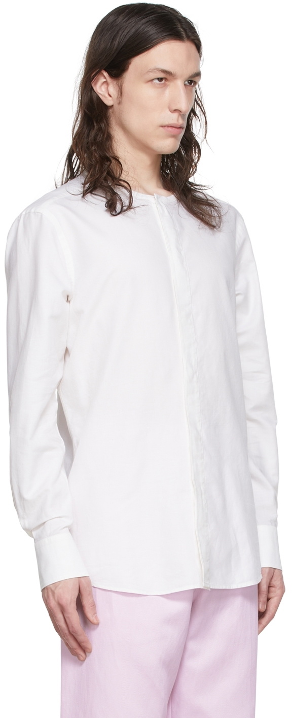 Ermenegildo Zegna White Cotton Shirt