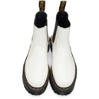 Dr. Martens White 2976 Quad Chelsea Boots