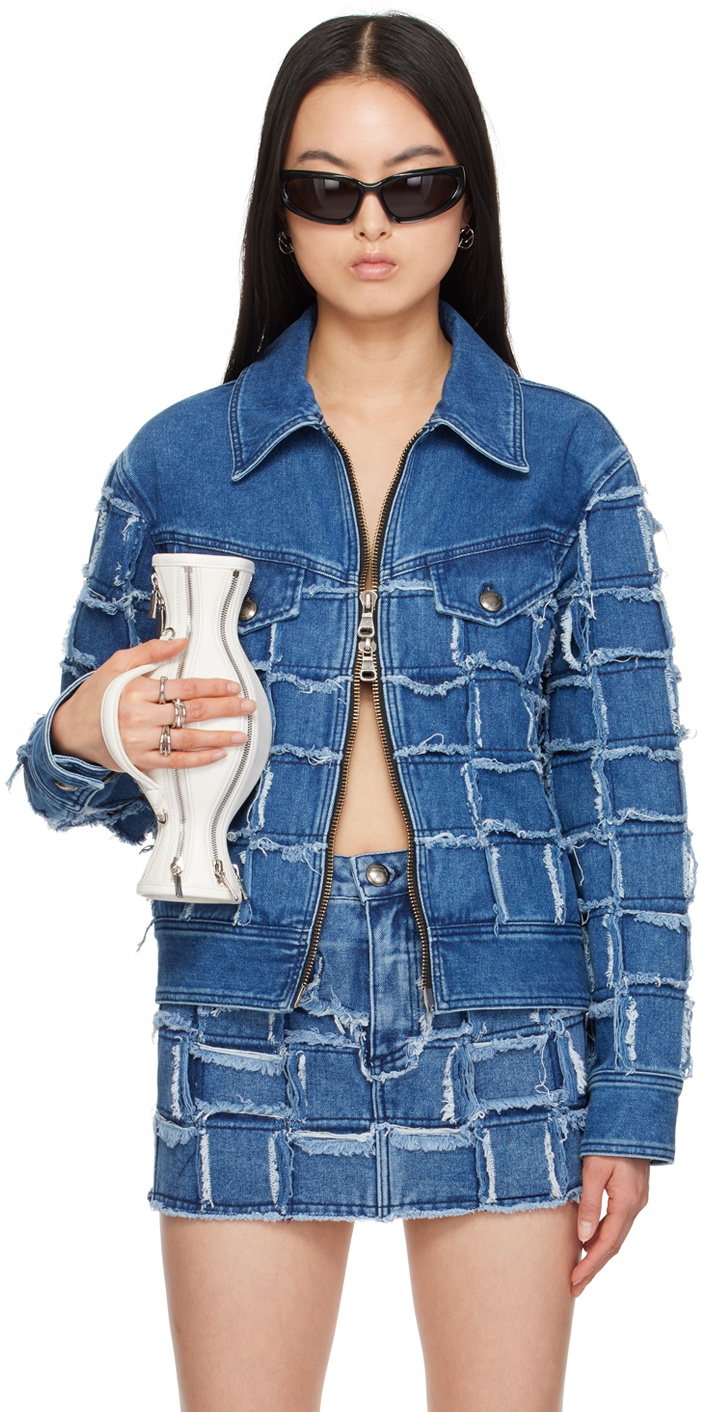 【関税込み】Andersson Bell ブルー Jamie デニムジャケット Blue Jamie Denim Jacket by Andersson Bell on Sale