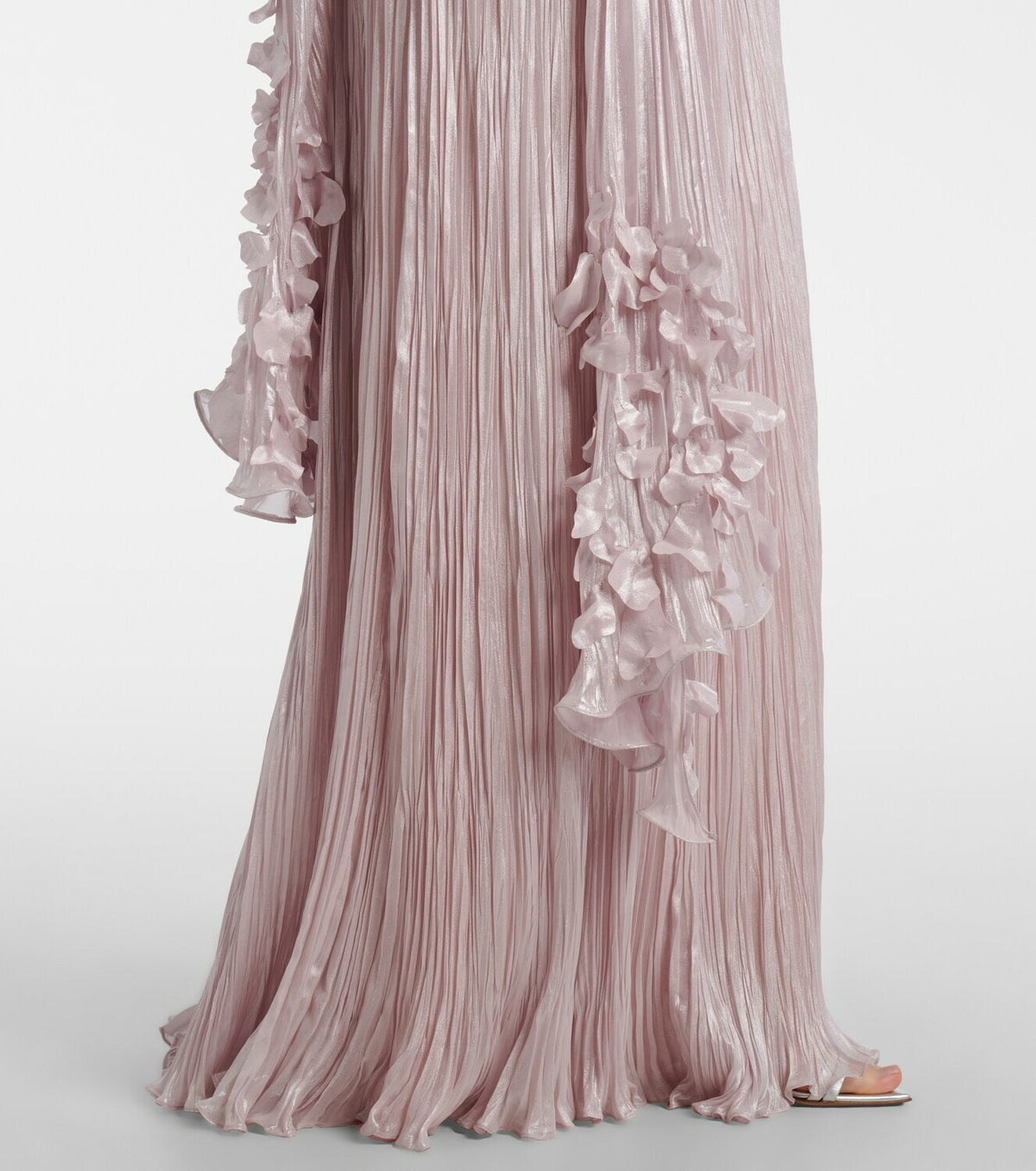 Marmar Halim Dayana ruched scarf-detail gown