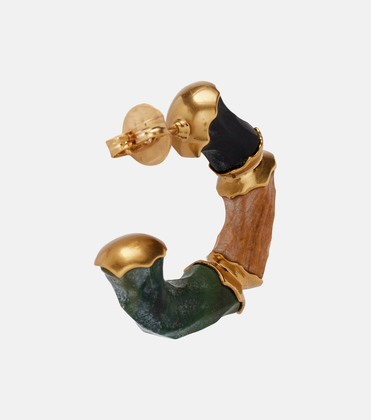 Zimmermann Wisp gold-plated hoop earrings