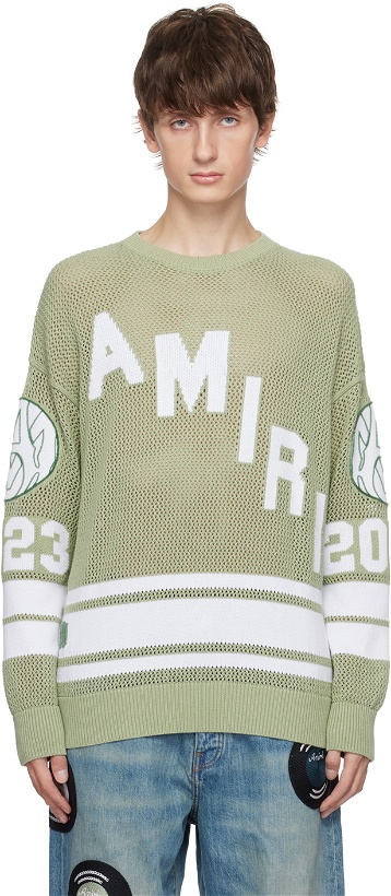 Photo: AMIRI Green Hockey Sweater