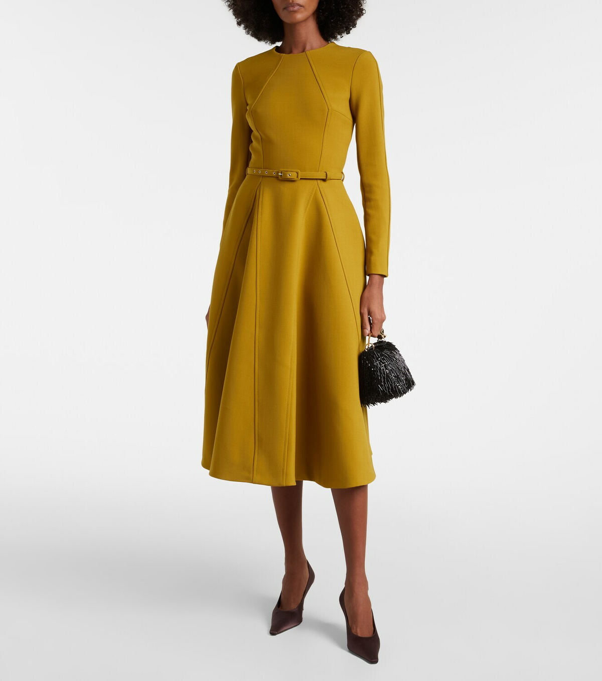 Emilia Wickstead Ucellina belted midi dress