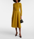 Emilia Wickstead Ucellina belted midi dress