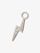MARIA TASH 18K White Gold Lightning Bolt Diamond Charm