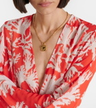 Alexandra Miro Chloe floral georgette kaftan