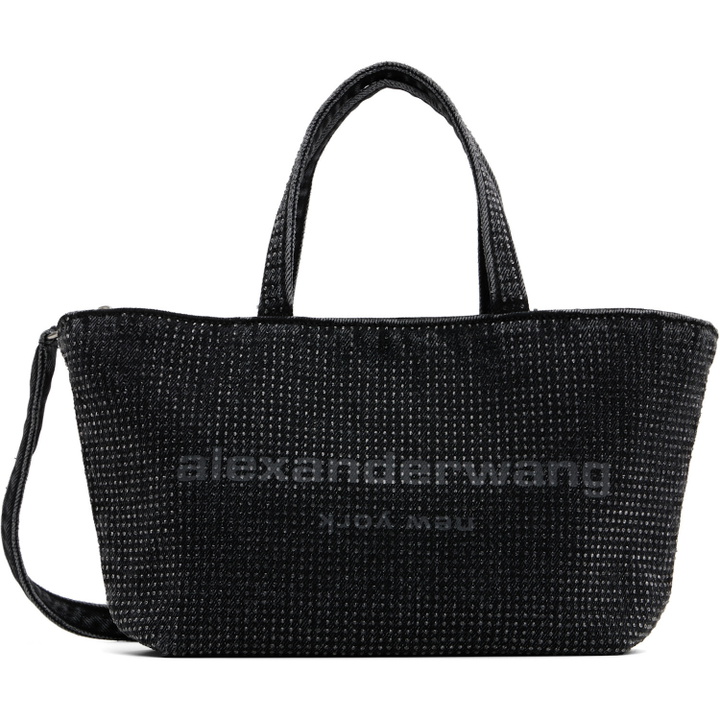 Photo: Alexander Wang Black Punch Crystal Mini Tote