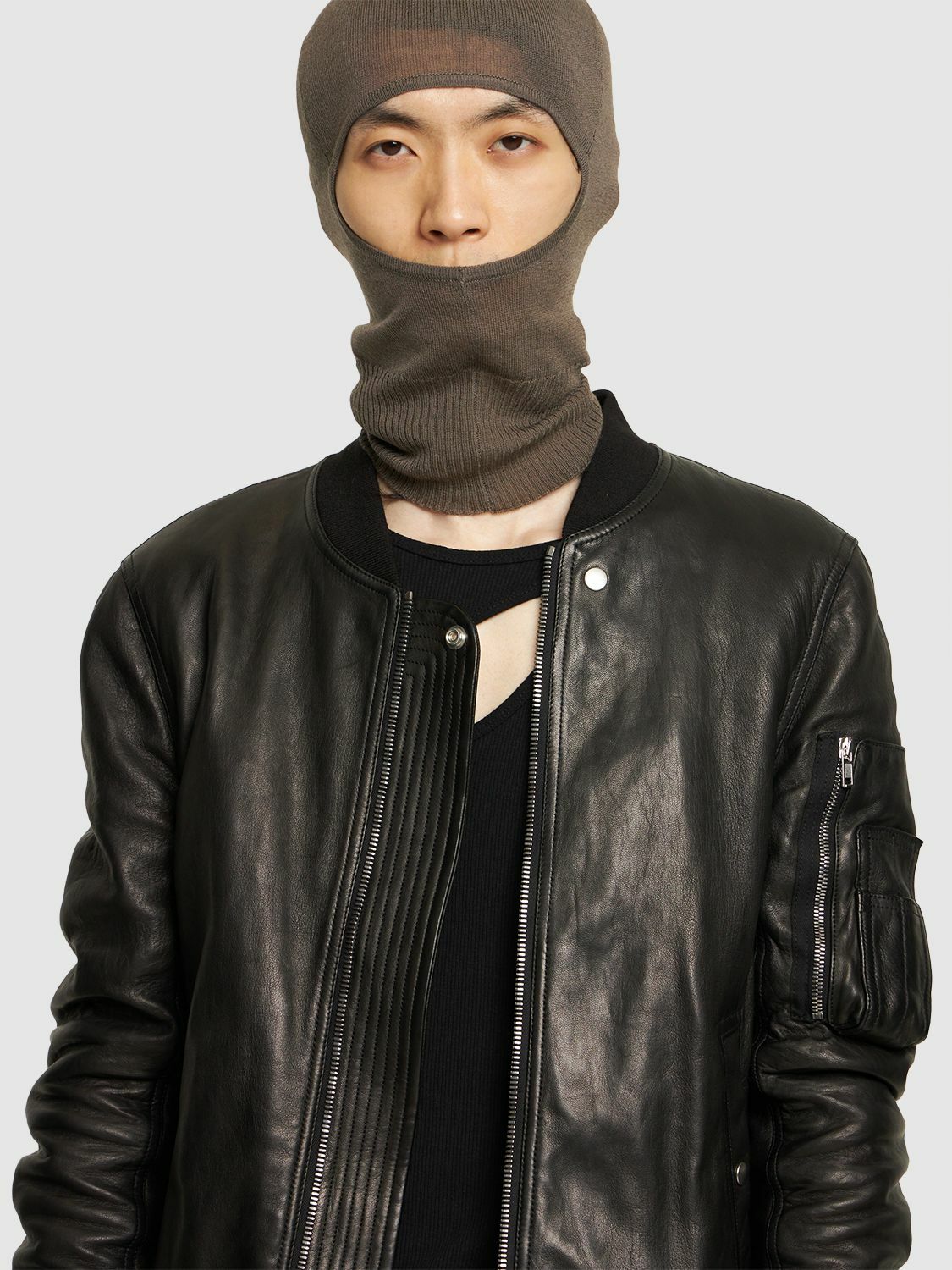 Balaclava luxor in grigio - uomo - RICK OWENS 