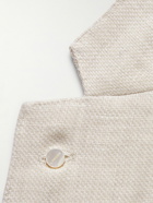 Lardini - Linen and Wool-Blend Hopsack Blazer - Neutrals