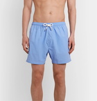 Mr P. - Mid-Length Swim Shorts - Blue