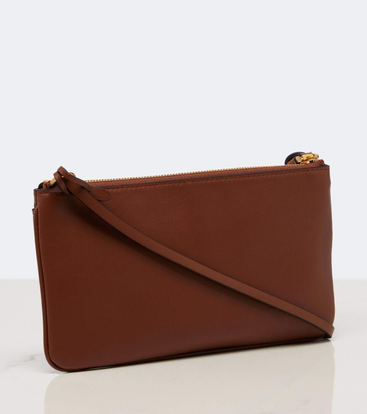 Balenciaga Rodeo leather phone pouch