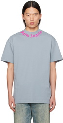 Palm Angels Gray Printed T-Shirt