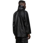 GmbH Black Faux-Leather Adhil Jacket