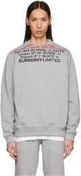 Burberry Grey Location Sweatshirt