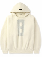 Fear of God - Intarsia-Knit Virgin Wool-Blend Bouclé Hoodie - Neutrals